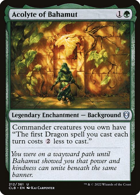 Acolyte of Bahamut - Commander Legends: Battle for Baldur's Gate Uncommon Card