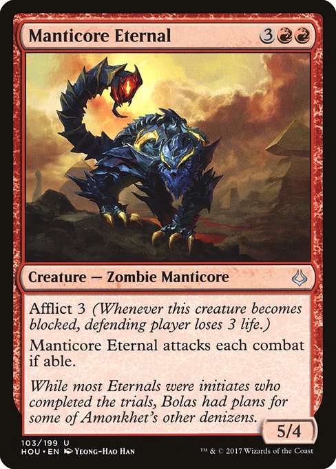 Manticore Eternal - Hour of Devastation Uncommon Card