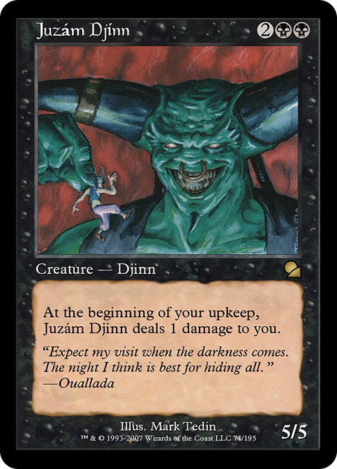 Juzám Djinn - Masters Edition Rare Card