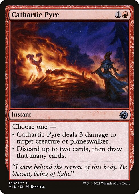 Cathartic Pyre - Innistrad: Midnight Hunt Uncommon Card