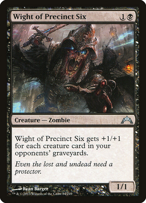 Wight of Precinct Six - Gatecrash Uncommon Card
