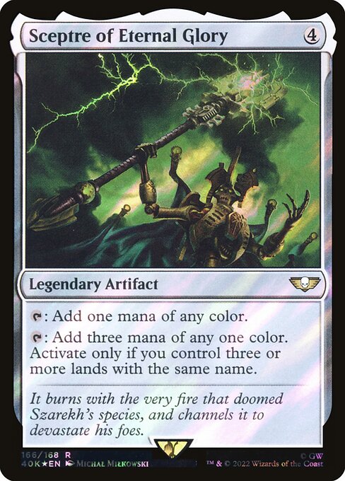 Sceptre of Eternal Glory - Warhammer 40,000 Commander Rare Card