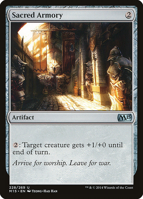 Sacred Armory - Magic 2015 Uncommon Card