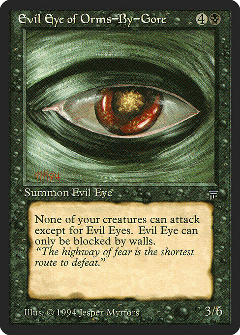 Evil Eye of Orms-by-Gore - Legends Uncommon Card