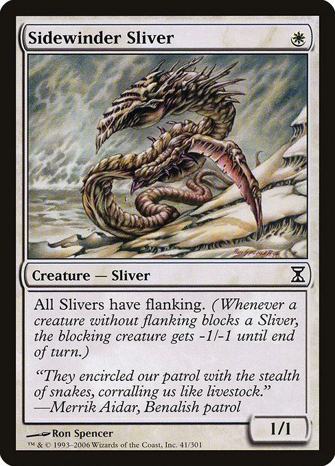 Sidewinder Sliver - Time Spiral Common Card