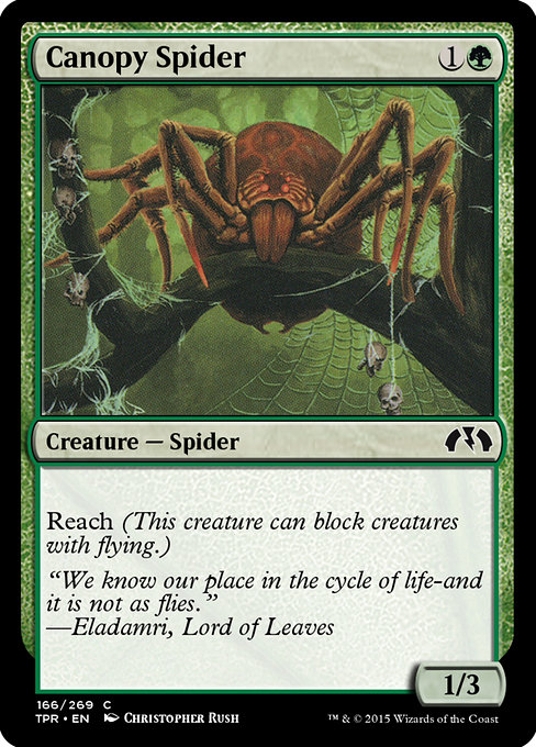 Canopy Spider - Tempest Remastered Common Card