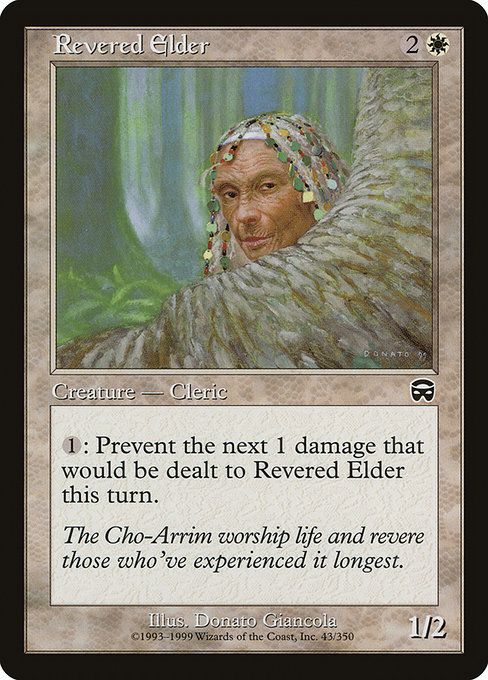 Revered Elder - Mercadian Masques Common Card