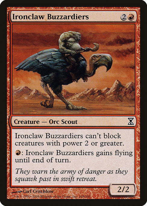 Ironclaw Buzzardiers - Time Spiral Common Card