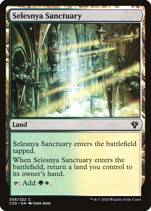 Selesnya Sanctuary - Commander 2020 Common Card