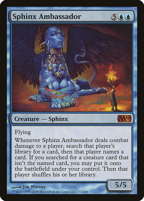 Sphinx Ambassador - Magic 2010 Mythic Card