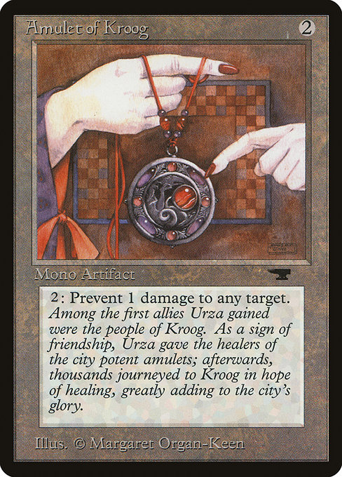 Amulet of Kroog - Antiquities Common Card