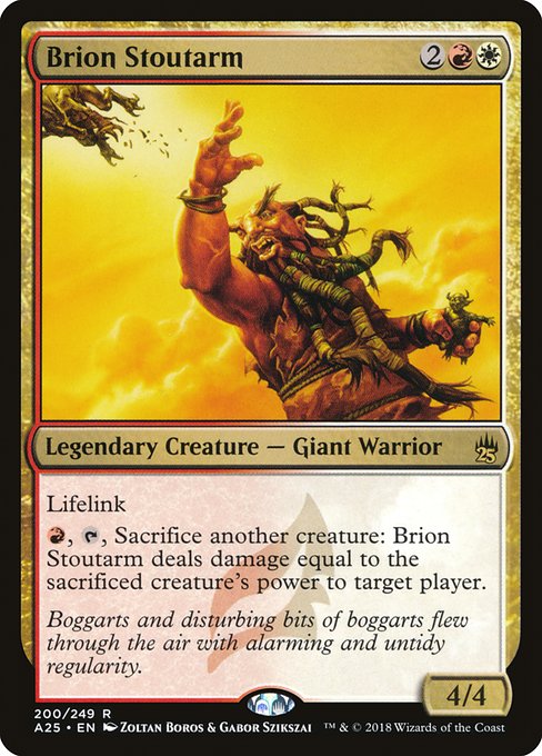 Brion Stoutarm - Masters 25 Rare Card