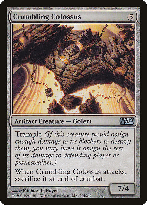 Crumbling Colossus - Magic 2012 Uncommon Card