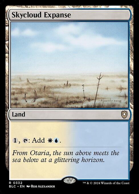 Skycloud Expanse - Bloomburrow Commander Rare Card