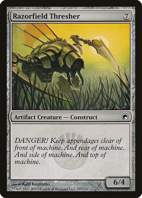 Razorfield Thresher - Scars of Mirrodin Common Card