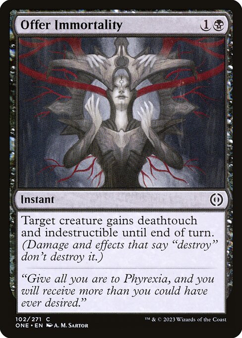 Offer Immortality - Phyrexia: All Will Be One Common Card