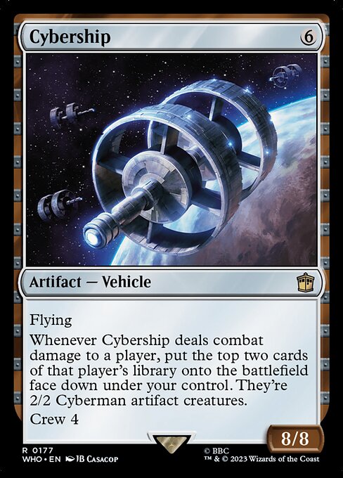 Cybership - Doctor Who Rare Card