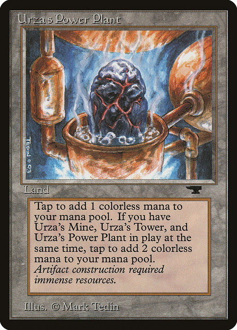 Urza's Power Plant - Antiquities Uncommon Card