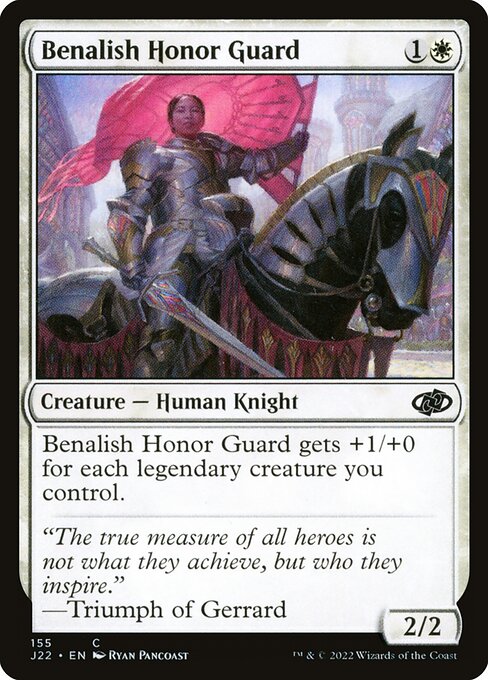 Benalish Honor Guard - Jumpstart 2022 Common Card