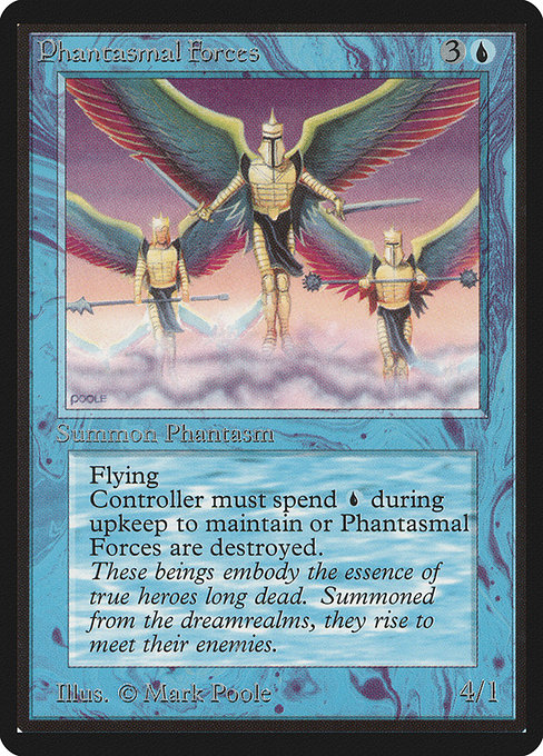 Phantasmal Forces - Limited Edition Beta Uncommon Card