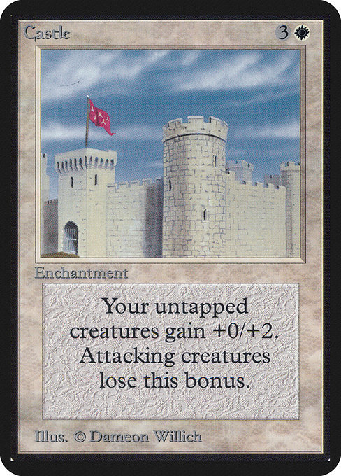 Castle - Limited Edition Alpha Uncommon Card
