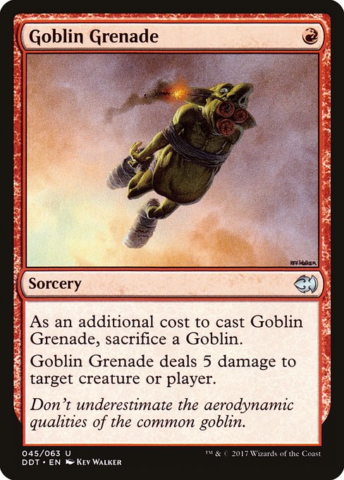 Goblin Grenade - Duel Decks: Merfolk vs. Goblins Uncommon Card
