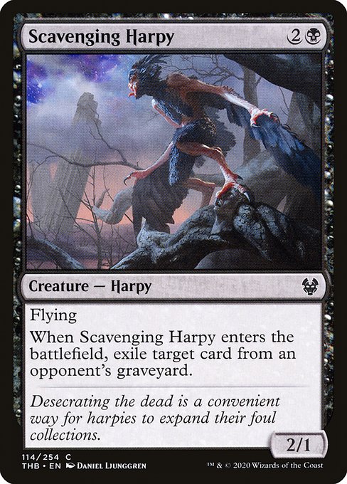 Scavenging Harpy - Theros Beyond Death Common Card