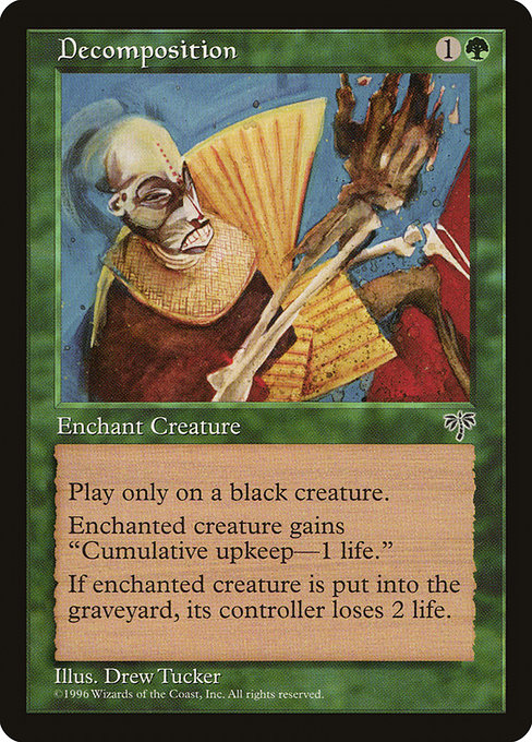 Decomposition - Mirage Uncommon Card