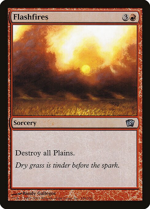 Flashfires - Eighth Edition Uncommon Card