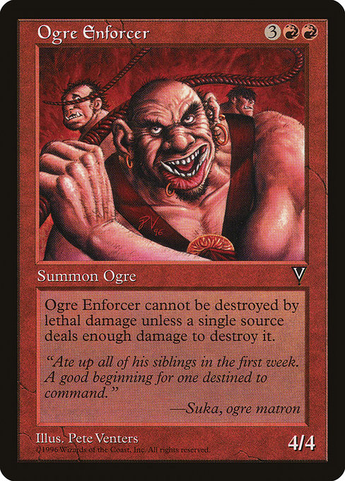 Ogre Enforcer - Visions Rare Card