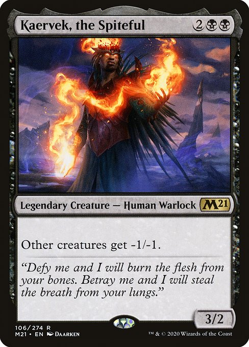 Kaervek, the Spiteful - Core Set 2021 Rare Card