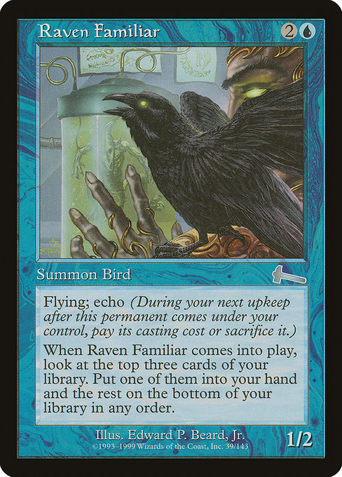 Raven Familiar - Urza's Legacy Uncommon Card
