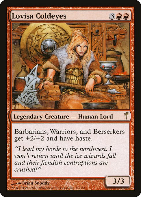 Lovisa Coldeyes - Coldsnap Rare Card