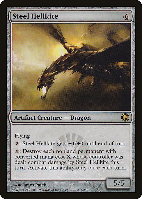 Steel Hellkite - Scars of Mirrodin Rare Card