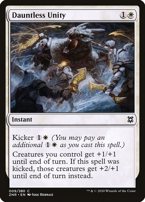 Dauntless Unity - Zendikar Rising Common Card