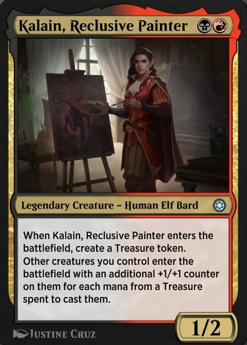 Kalain, Reclusive Painter - Alchemy Horizons: Baldur's Gate Uncommon Card