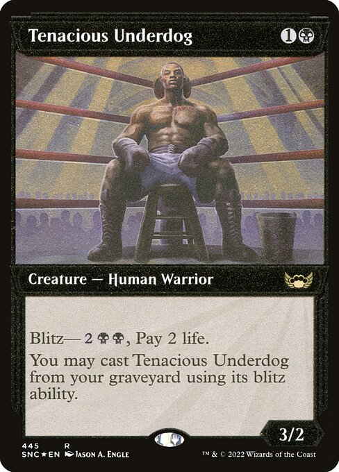 Tenacious Underdog - Streets of New Capenna Rare Card