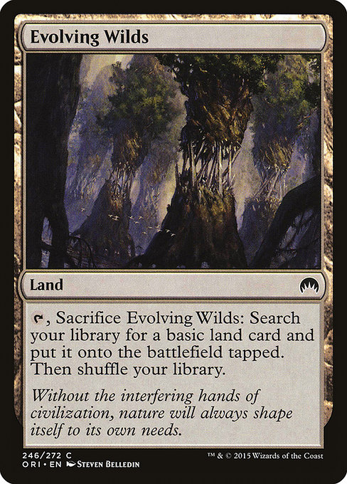 Evolving Wilds - Magic Origins Common Card