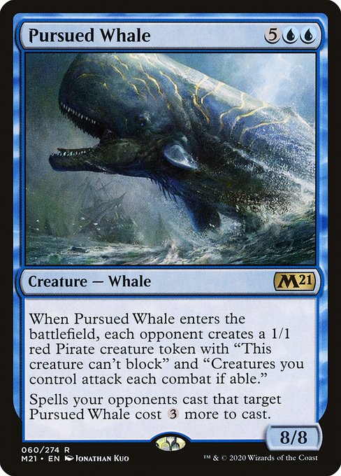 Pursued Whale - Core Set 2021 Rare Card