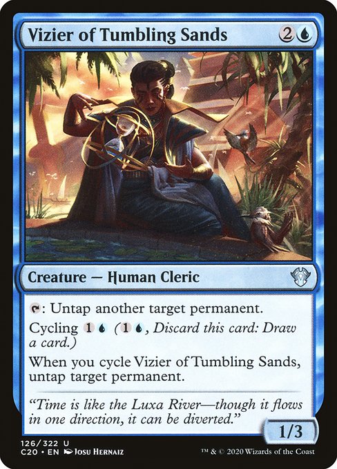 Vizier of Tumbling Sands - Commander 2020 Uncommon Card