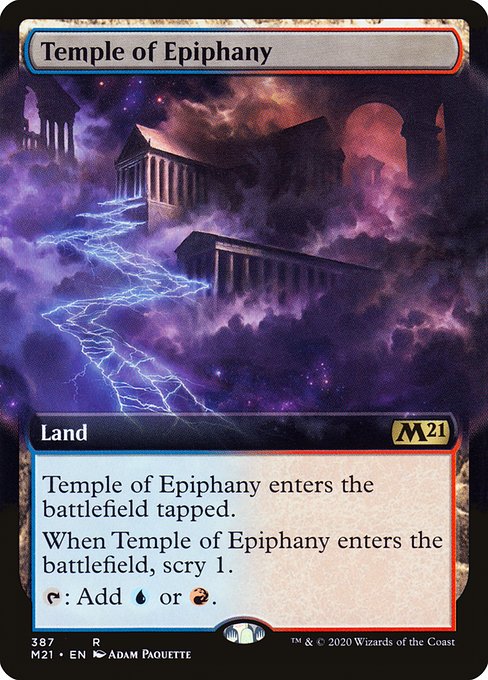 Temple of Epiphany - Core Set 2021 Rare Card