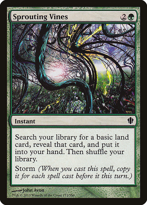 Sprouting Vines - Commander 2013 Common Card