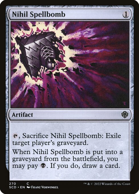 Nihil Spellbomb - Starter Commander Decks Common Card