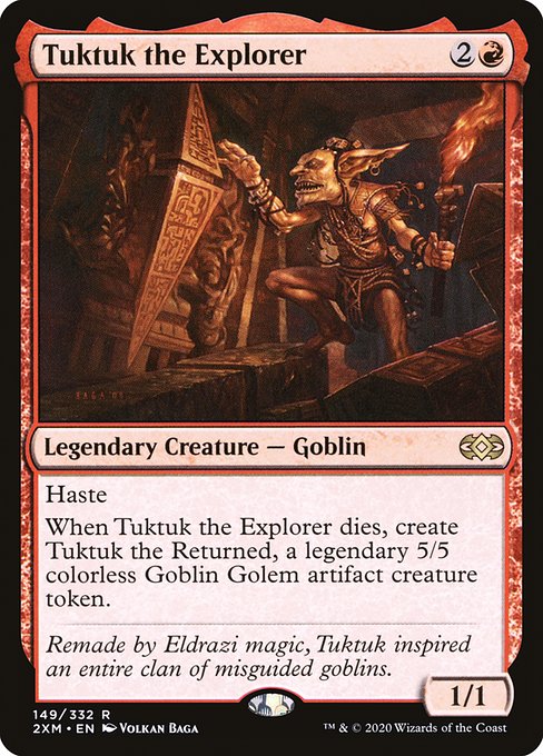 Tuktuk the Explorer - Double Masters Rare Card