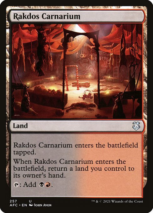 Rakdos Carnarium - Forgotten Realms Commander Uncommon Card