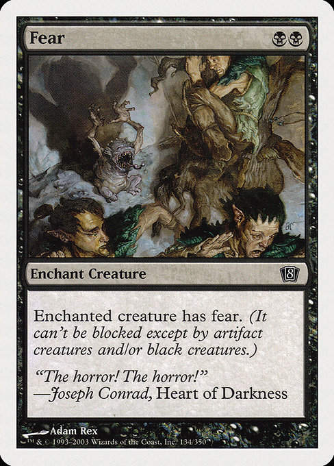Fear - Eighth Edition Common Card