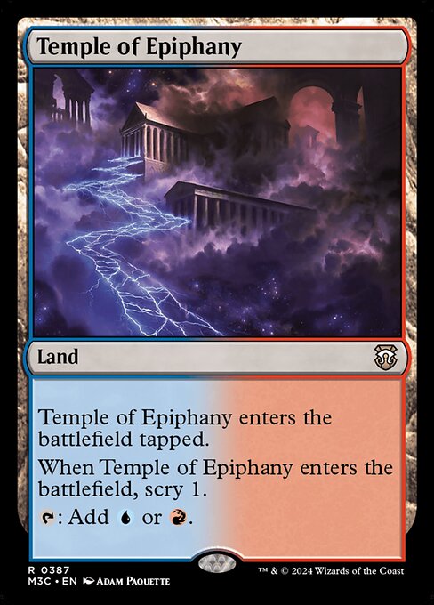 Temple of Epiphany - Modern Horizons 3 Commander Rare Card