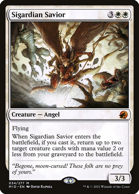Sigardian Savior - Innistrad: Midnight Hunt Mythic Card