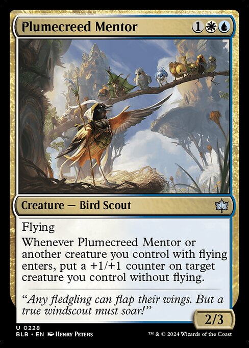 Plumecreed Mentor - Bloomburrow Uncommon Card