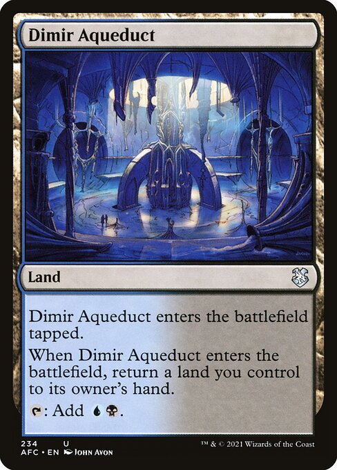 Dimir Aqueduct - Forgotten Realms Commander Uncommon Card